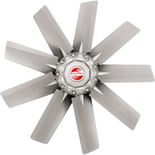 Aksiyel Fan Kanadı, Aysiyel Fan Pervanesi, Plastik, Sac, Aluminyum