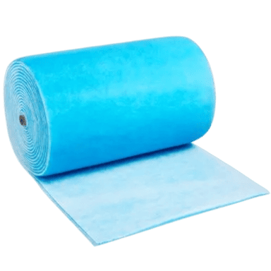 G4 EU4 Mavi Beyaz Sentetik Rulo Elyaf Filtre