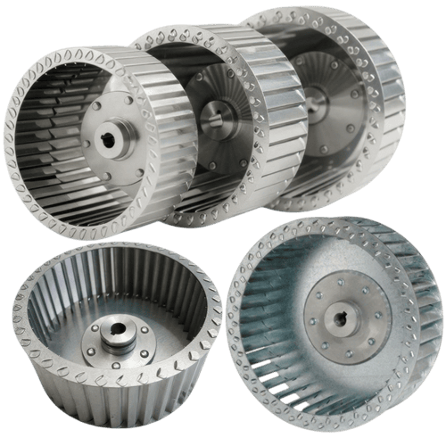 Öne EĞimli Sık Kanatlı radyal fan Pervanesi, Salyangoz Fan Pervane