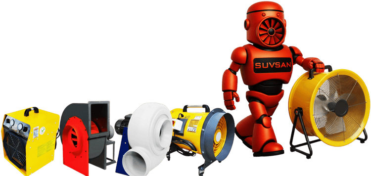 Suvsan İklimlendirme Robot - Fanlar