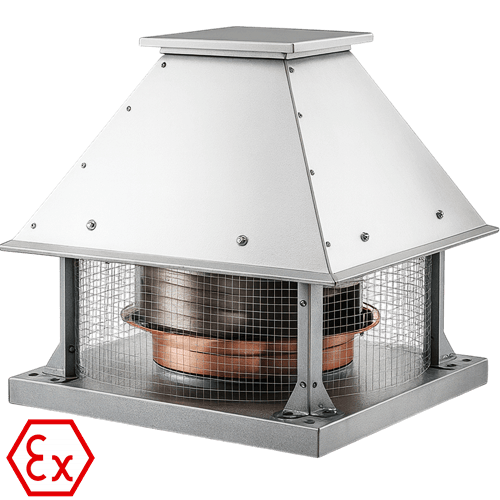 SRCF ATEX ExProof Radyal çatı Tipi Fan