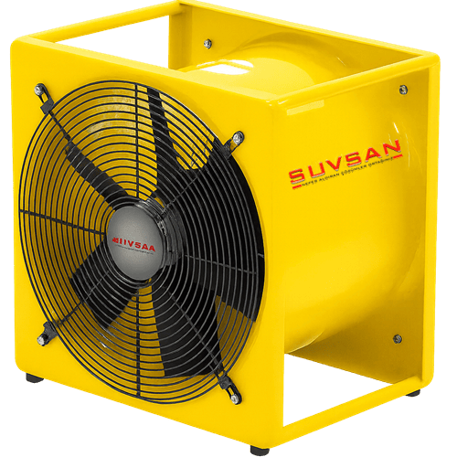 TURBO MOB Mobil Aksiyel Duman İtme Yangın Söndürme Alev Söndürme Fanı Mobil Seyyar Fan İtfaiye