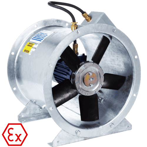 Özel İmalat ExProof Aksiyel kanal Tipi Fan Özel İmalat ExProof Aksiyel kanal Tipi Fan