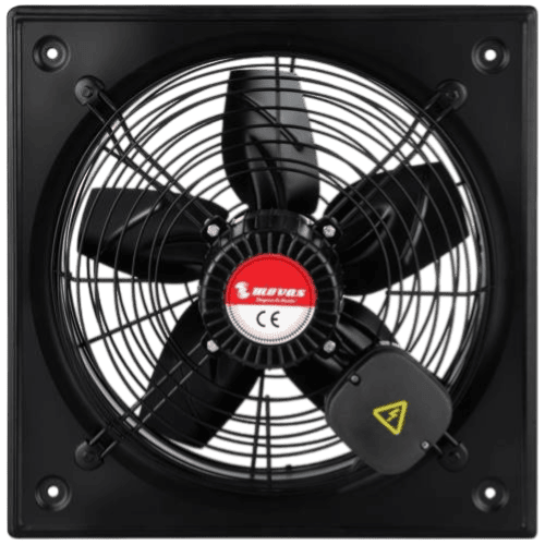 Kare Kasalı Duvar Tipi Sanayi Tipi Aksiyel Fan Aspiratör MSAKF