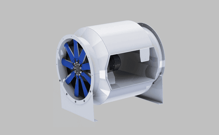 Endüstriyel Aksiyel Fan Kovanlı Bifurcated, ısıya dayanıklı, endüstriyel aksiyel fan imalatı