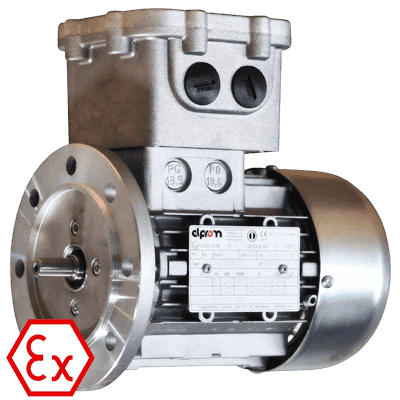 Elprom, Orange Exproof Atex Motor Elprom, Orange Exproof Atex Motor