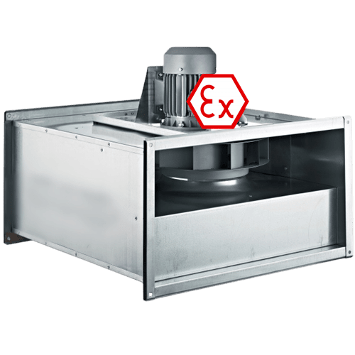 KTP BAA Atex Kanal Tipi radyal Exproof Fan