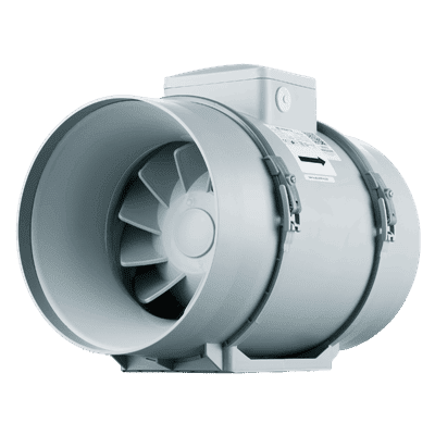 TT PRO Polipropilen Yuvarlak Kanal Tipi Nem ve Korozyona Dayanıklı Kanal Fanı
